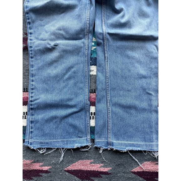 Y2K Distressed Bill Blass High Rise Signature fit Jeans Size 12 - Picture 5 of 8